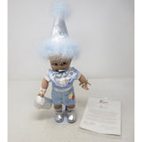 2001 Kewpie Blue Happy Birthday Boy Doll Effenbee 12" COA Jesco Rose O'Neill QVC