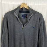 American Eagle Fleece 1/4 Zip Pullover Sweater Jacket Mens XL Sweatshirt Henly