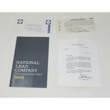 1963 National Lead Company Annual Report Shareholders Year End Financials Smelt