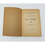 Annual Report Town Officers of Windham Maine February 1 1912 Cumberland County
