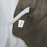 Ann Taylor Stretch Peak Lapel Single Button Tan Khaki Blazer Jacket Womens 8