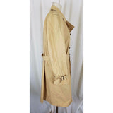Anne Klein Long Belted Double Breasted Classic Military Trench Coat Womens 12