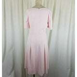 Ann Taylor Factory Fit & Flare Pale Pink Chiffon Twirl Dress Womens 6 NWT $110
