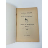 Annual Report Municipal Officers of Windham Maine Feb 1 1945 Cumberland County