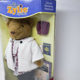 Adventures of Zylie The Bear Plush Book Set Doll FAO Schwarz Exclusive Teddy NOS