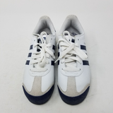 ADIDAS Samoa Lea J G20686 Boys Girls sz 4 White/Black Originals Leather Classics
