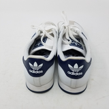 ADIDAS Samoa Lea J G20686 Boys Girls sz 4 White/Black Originals Leather Classics