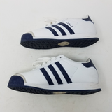 ADIDAS Samoa Lea J G20686 Boys Girls sz 4 White/Black Originals Leather Classics