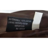 Wilsons Leather Pelle Studio Brown Snake Alligator Look Trench Coat Womens S