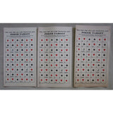 20 Vintage Pine Tree Fish & Game Assn. Poker Paper Targets Rifle Pistol Shooting