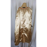 Anne Klein Long Belted Double Breasted Classic Military Trench Coat Womens 12