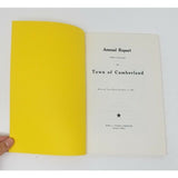 Annual Report Town Municipal Officers of Cumberland Maine 1965 Cumberland County