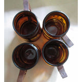 Wooden "The Pub" House Set Mid Century 70s Glass Wood Beer Steins Mugs Glasses