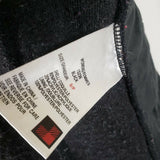 Woolrich Black Berber Fleece Full Zip Up Fitted Funnel Neck Jacket Womens S