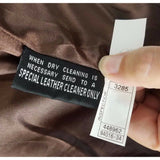 Wilsons Leather Pelle Studio Brown Snake Alligator Look Trench Coat Womens S