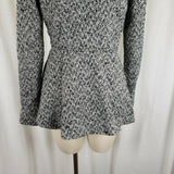 Aeropostale Hooded Wool Herringbone Fit & Flare Double Breasted Peacoat Womens M