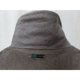 Anne Turtaut Matti Mamane Helsinki Checks Tencel Silk Jacket Blazer Womens M