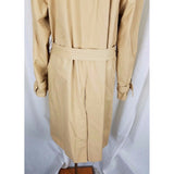 Anne Klein Long Belted Double Breasted Classic Military Trench Coat Womens 12