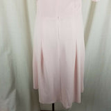 Ann Taylor Factory Fit & Flare Pale Pink Chiffon Twirl Dress Womens 4 NWT $110