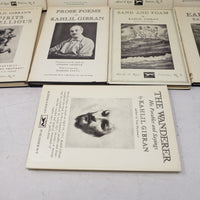 Kahlil Gibran Book Series Mixed lot of 9 Hardcover Books Dust Jackets Borzoi
