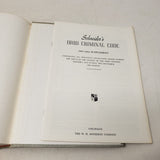 Vintage 1963 POLICE EDITION Schneider's Ohio Criminal Code Book + Supplements HC
