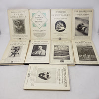 Kahlil Gibran Book Series Mixed lot of 9 Hardcover Books Dust Jackets Borzoi