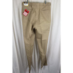 US Navy Creighton Military Uniform Khaki Pants Trousers Mens 38R Unfinished 80s