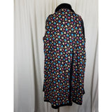 Ein Althof Modell Winter Wool Long Maxi Peacoat Womens L Velvet Collar Trim