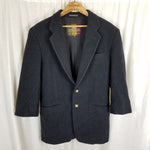 Structure Le Collezioni Wool Cashmere Sport Coat Blazer Jacket S Italy Charcoal