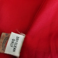 Vintage JG Hook Red Wool Half Belted Back Fit & Flare Peacoat Coat Womens S Demi