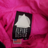 Vintage Alpine Design Down Retro 90s Puffer Parka Ski Jacket Womens 8 Deadstock