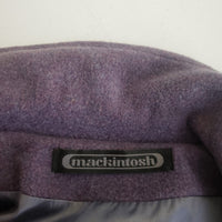 Vintage Mackintosh Lilac 90s Heathered Wool Peacoat Coat Jacket Womens 10 USA