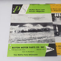 PS Mopar Parts & Service Facts Magazine Vol 3 1959 Lot of 7 Boston Motor