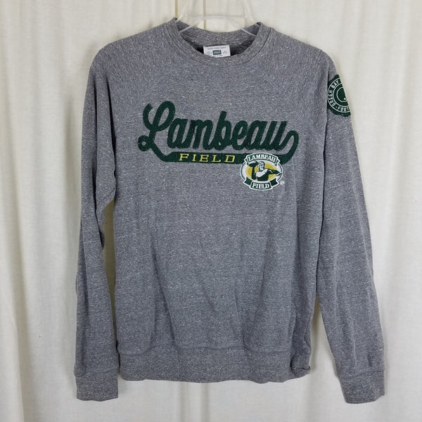 Vintage Packers Lambeau Field Spellout Logo Crewneck Pullover Sweatshirt Mens Adult S