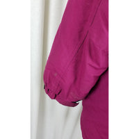 Vintage LL Bean Hooded Winter Snow Ski Parka Jacket Womens S Magenta Raspberry