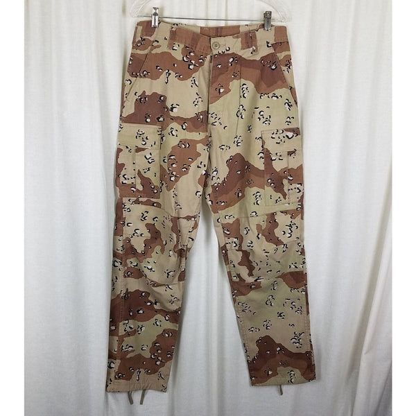 Vintage Military Camo Desert Storm BDU Pants Chocolate Chip Camouflage Mens sz M