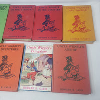 Vintage Uncle Wiggily lot of 9 Books Hardcover Wiggily's Adventures Travels 1930