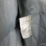 Vintage Hermans Goose Down Puffer Jacket Parka Mens L Cargo Pockets Navy Blue