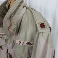US GI Desert Camo M65 Field Jacket BDU Cold Weather Coat Mens L 1999 Camouflage