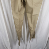 US Navy Creighton Military Uniform Khaki Pants Trousers Mens 38R Unfinished 80s