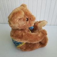 Vintage Vermont Teddy Bear Stuffed Plush Doll Toy Animal Jointed 17" 1993 USA