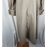 Vintage Fleet Street Long Aline Rain Shine Coat Cape Top Trench Coat Womens 8 HK