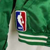 Vintage 80s NBA Starter Boston Celtics Green Satin Basketball Jacket Mens Medium