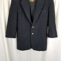 Structure Le Collezioni Wool Cashmere Sport Coat Blazer Jacket S Italy Charcoal