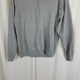 Vintage LL Bean Wool Polo Collared Henley Shirt Sweater Mens M Thin Lightweight
