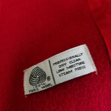 Vintage JG Hook Red Wool Half Belted Back Fit & Flare Peacoat Coat Womens S Demi