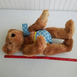 Vintage Vermont Teddy Bear Stuffed Plush Doll Toy Animal Jointed 17" 1993 USA