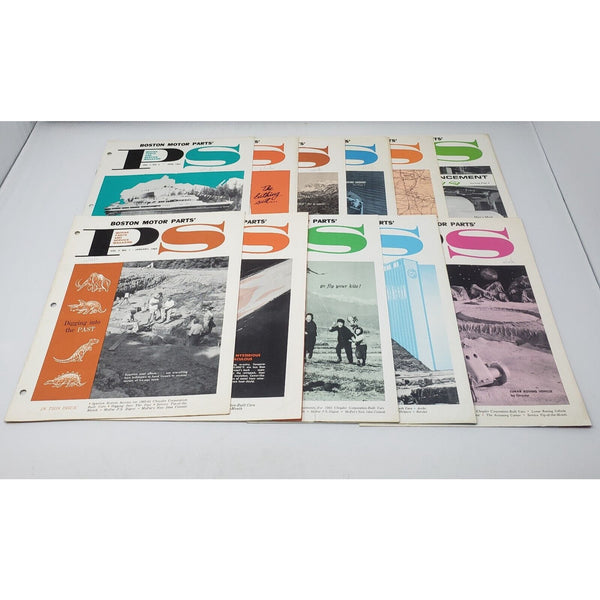 PS Mopar Parts & Service Facts Magazine Vol 7 1963 Lot of 11 Boston Motor