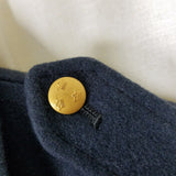 Military Widengrens Court of Appeal Wool Overcoat Peacoat Trench Coat Mens C52