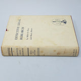 Effective Legal Research Law Book Little Brown Price Bitner 1st Ed HCDJ 1953